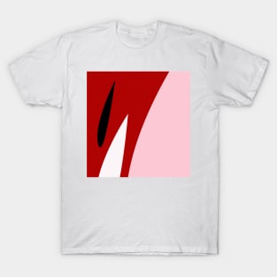 Abstract Flower Red #red #pink #artdeco #fresh #spring #minimal #art #design #kirovair #buyart #decor #home T-Shirt